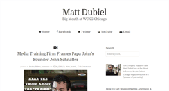 Desktop Screenshot of mattdubiel.com